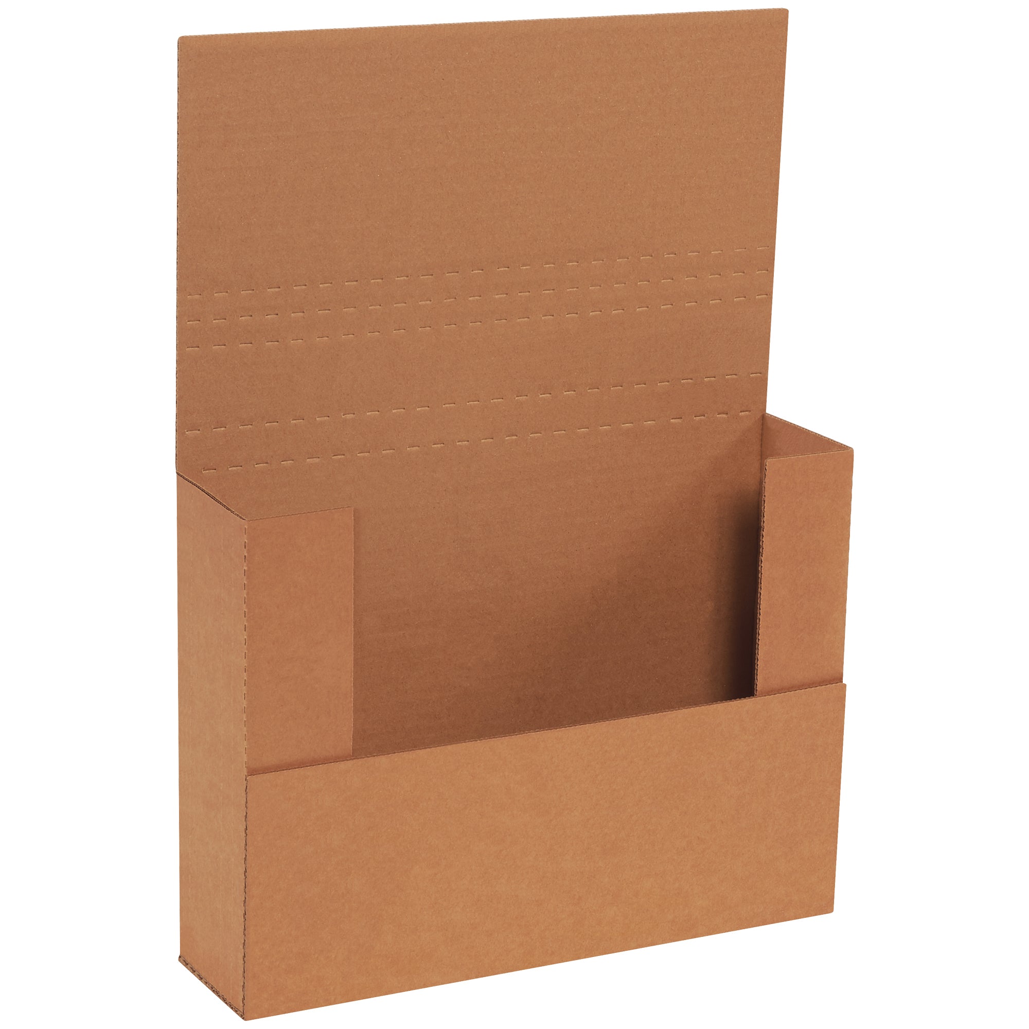 12 1/8 x 9 1/8 x 4" Kraft Easy-Fold Mailers (M2BKXLK) Bundle Of 50
