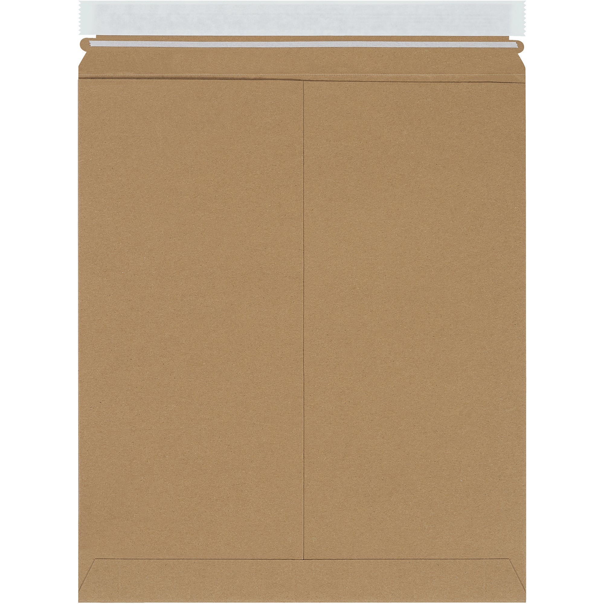 12 3/4 x 15" Kraft Self-Seal Stayflats Plus Mailers (RM4K) Case Of 100