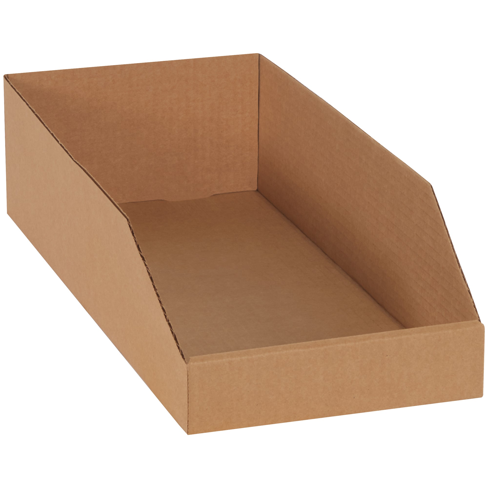 12 x 24 x 4 1/2" Kraft Bin Boxes (BINMT1224K) Bundle Of 50