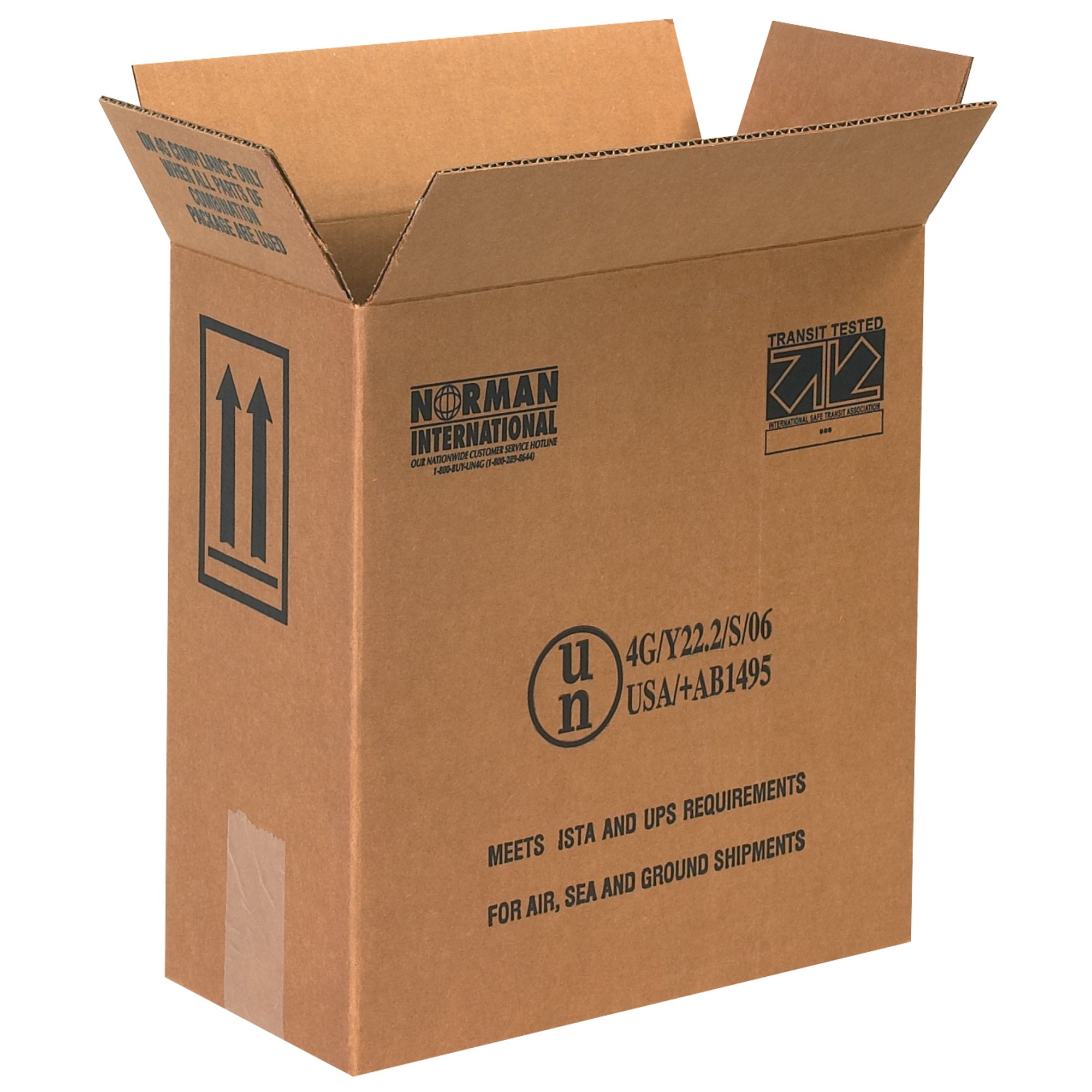 12 x 6 x 12 3/4" 2 - 1 Gallon Plastic Jug Haz Mat Boxes (HAZ1051) Bundle Of 20