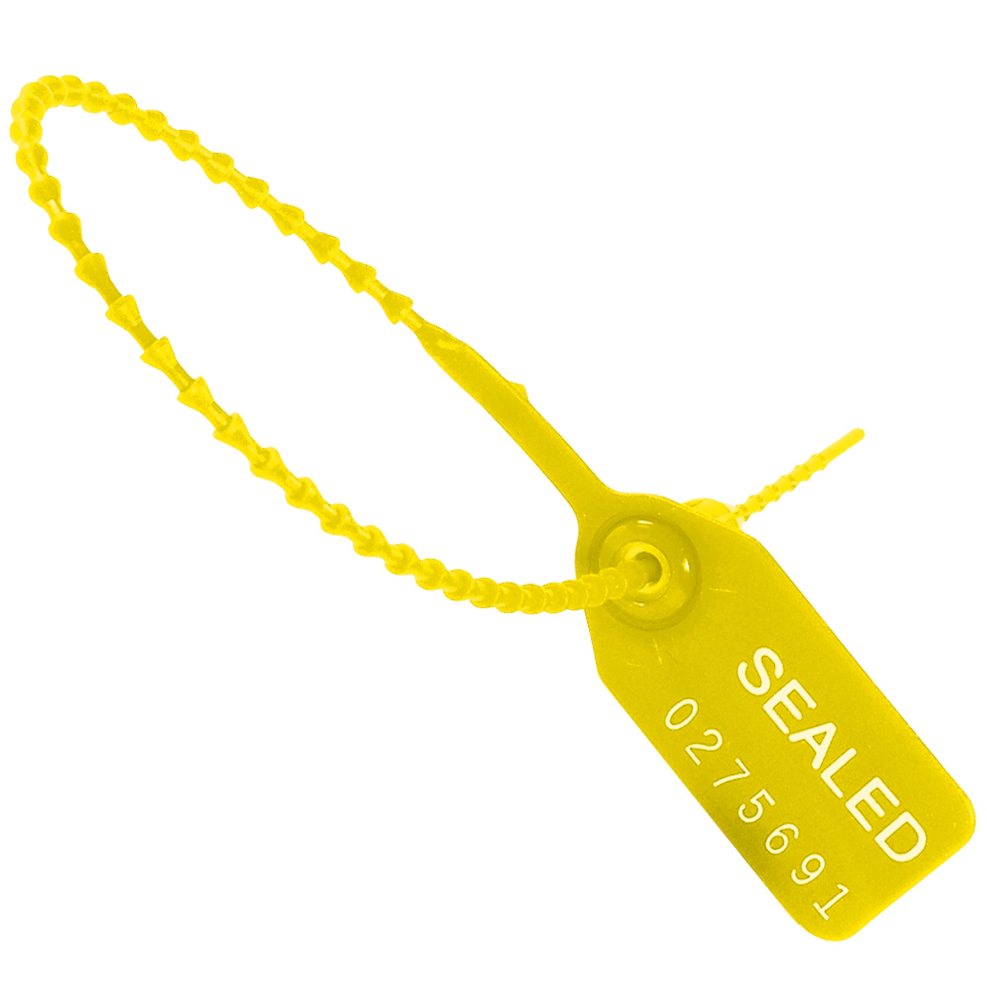 12" Yellow Pull-Tight Seals (SE1005Y) Case Of 100