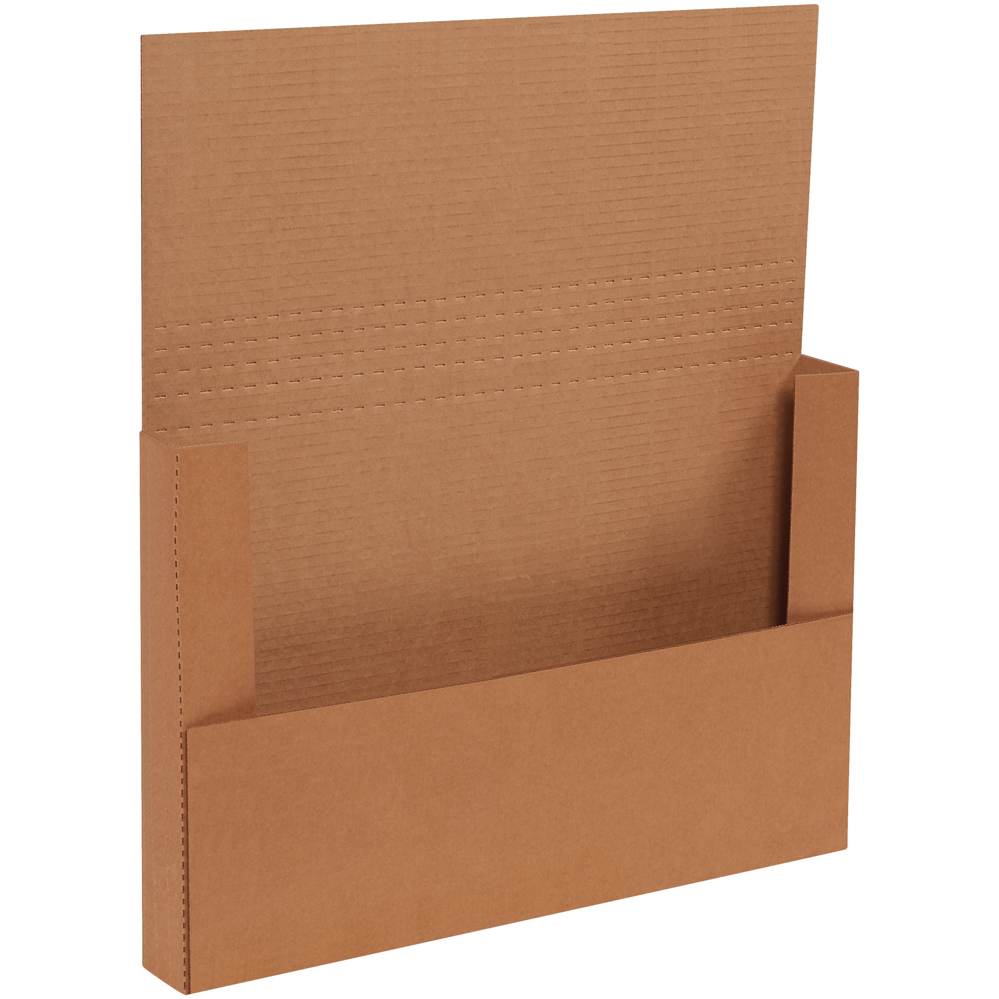 14 1/8 x 8 5/8 x 2" Kraft Easy-Fold Mailers (M1482BFK) Bundle Of 50