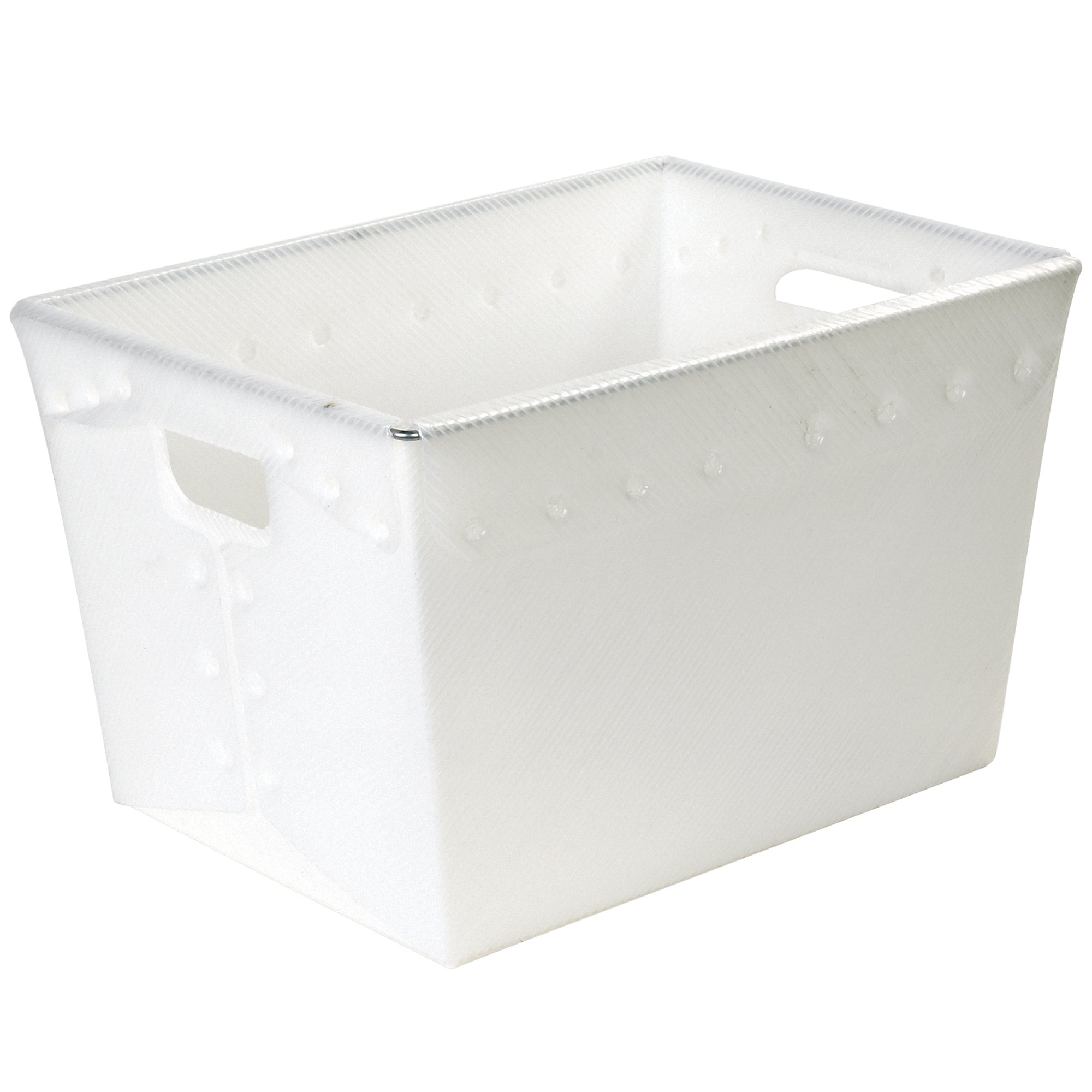 18 x 13 x 12" White Space Age Totes (BINS184) Case Of 6