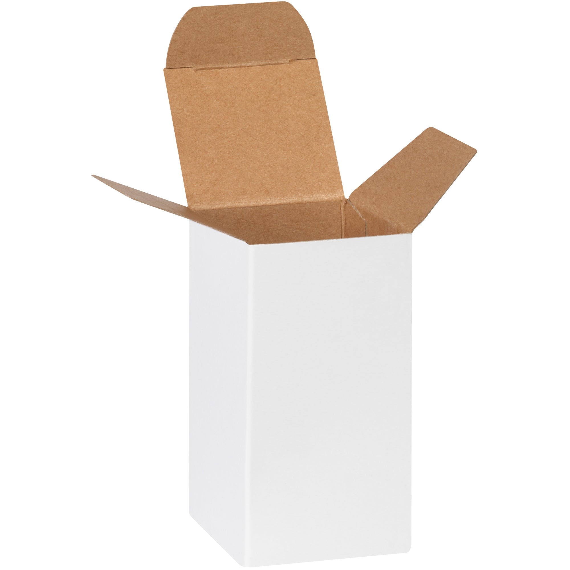 2 x 2 x 4" White Reverse Tuck Folding Cartons (RTS12W) Case Of 1000