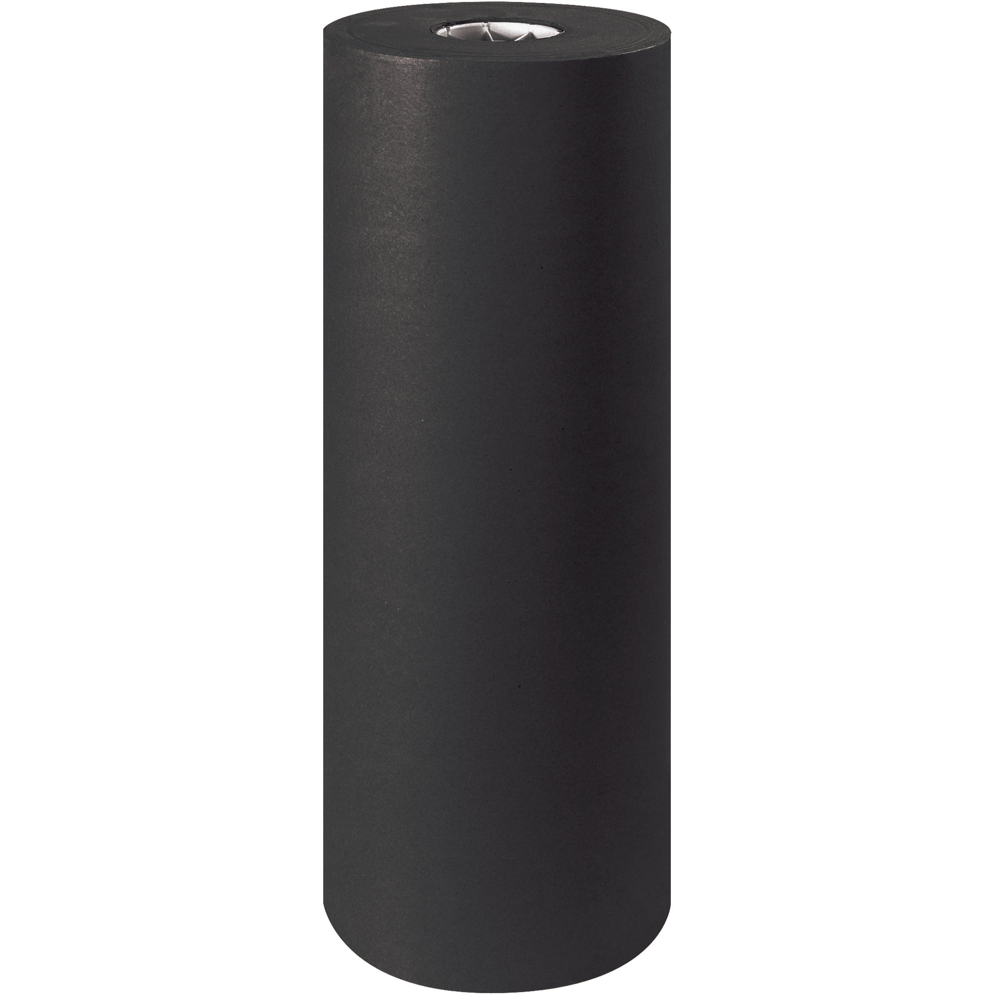 24" - 50 lb. Black Kraft Paper Rolls (KP2450BK) Roll Of 1