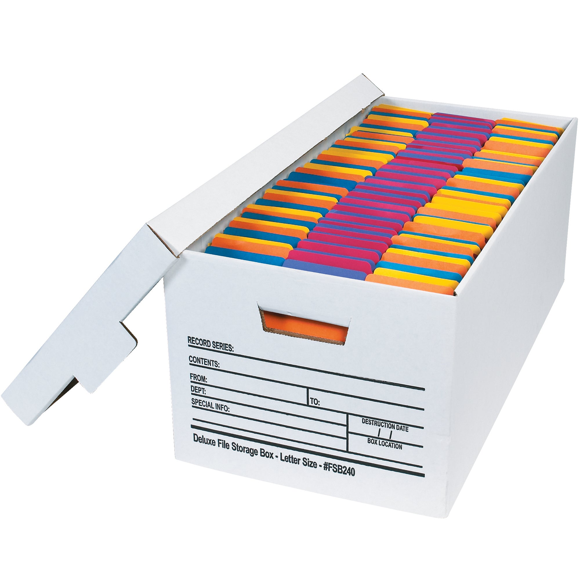 24 x 12 x 10" Deluxe File Storage Boxes (FSB240) Case Of 12