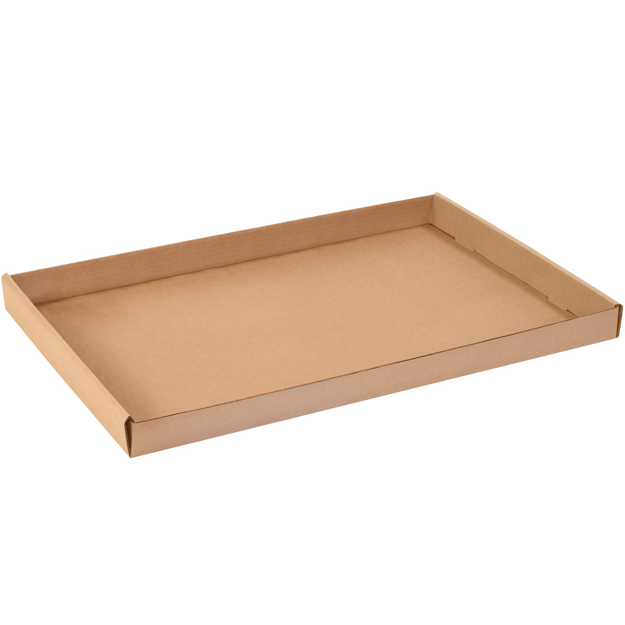 24 x 15 x 1 3/4" Kraft Corrugated Trays (24152CT) Bundle Of 50