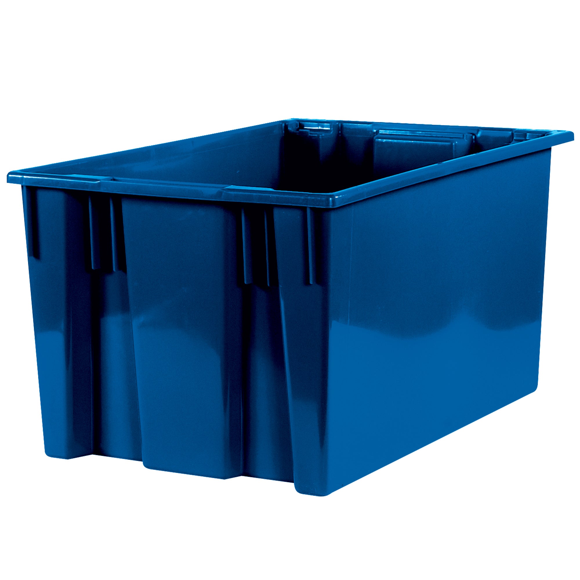 26 5/8 x 18 1/4 x 14 7/8" Blue Stack & Nest Containers (BINS122) Case Of 3