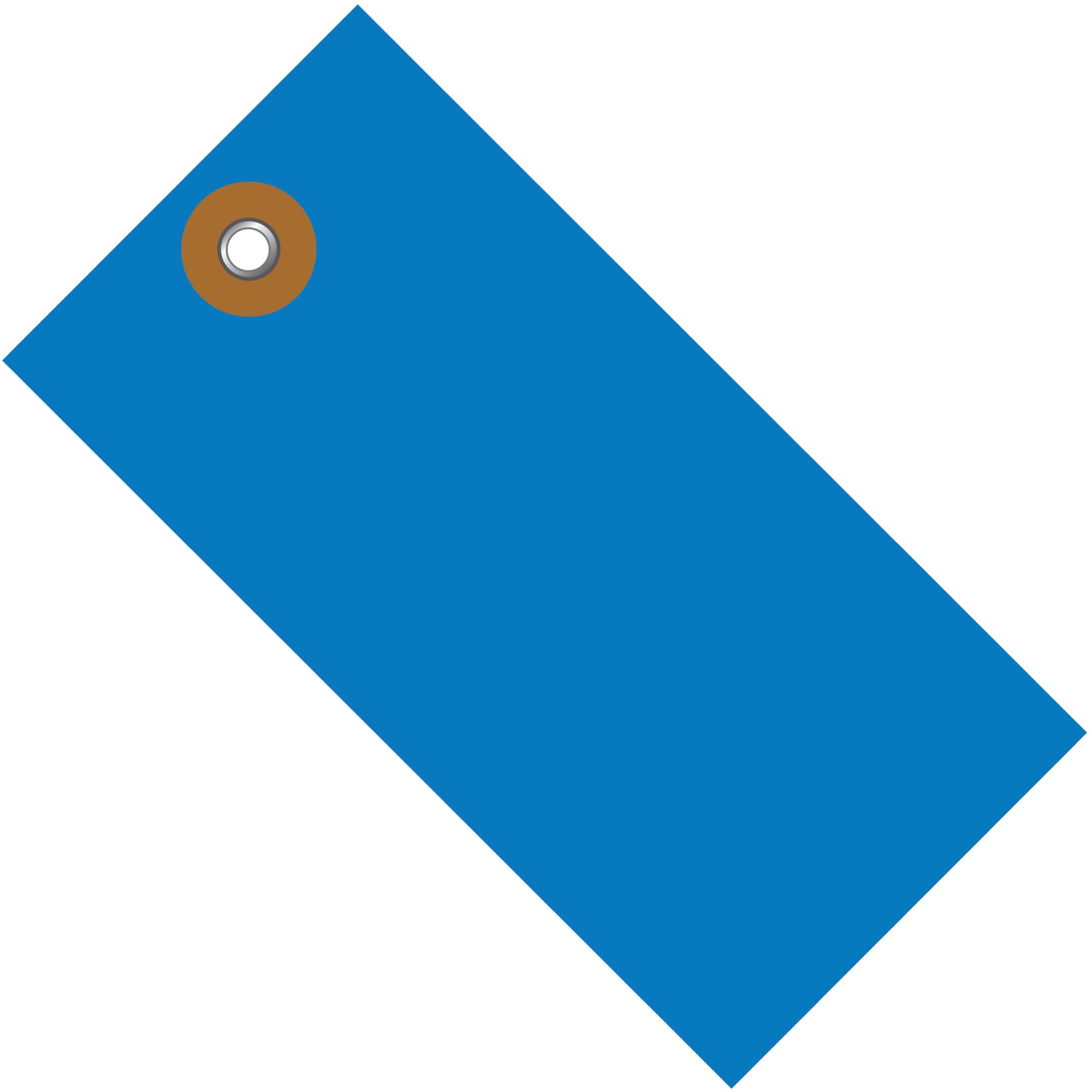 3 3/4" x 1 7/8" Blue Tyvek Shipping Tag (G14031A) Case Of 100