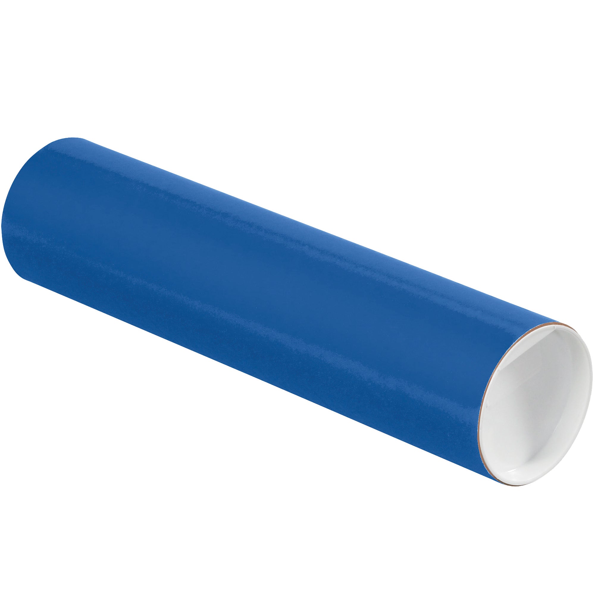 3 x 12" Blue Tubes with Caps (P3012B) Case Of 24
