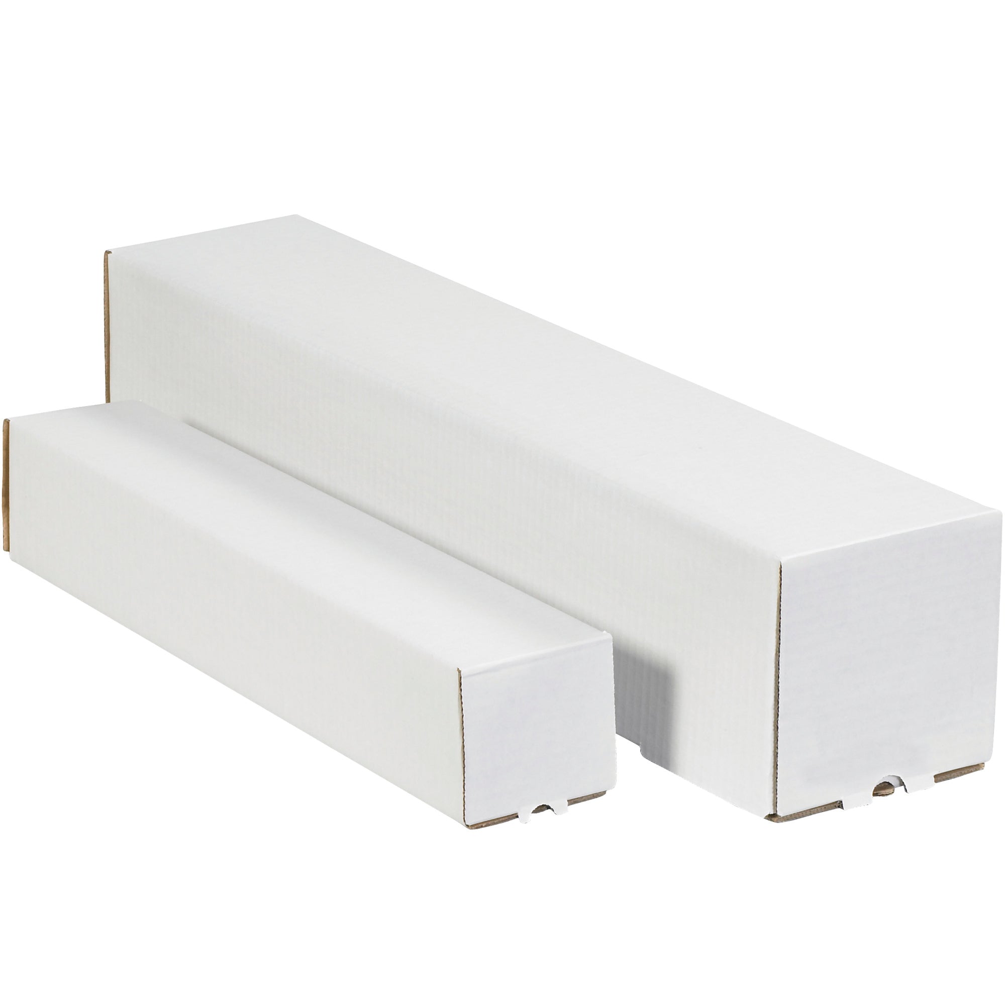 3 x 3 x 43" White Square Mailing Tubes (M3343) Bundle Of 25