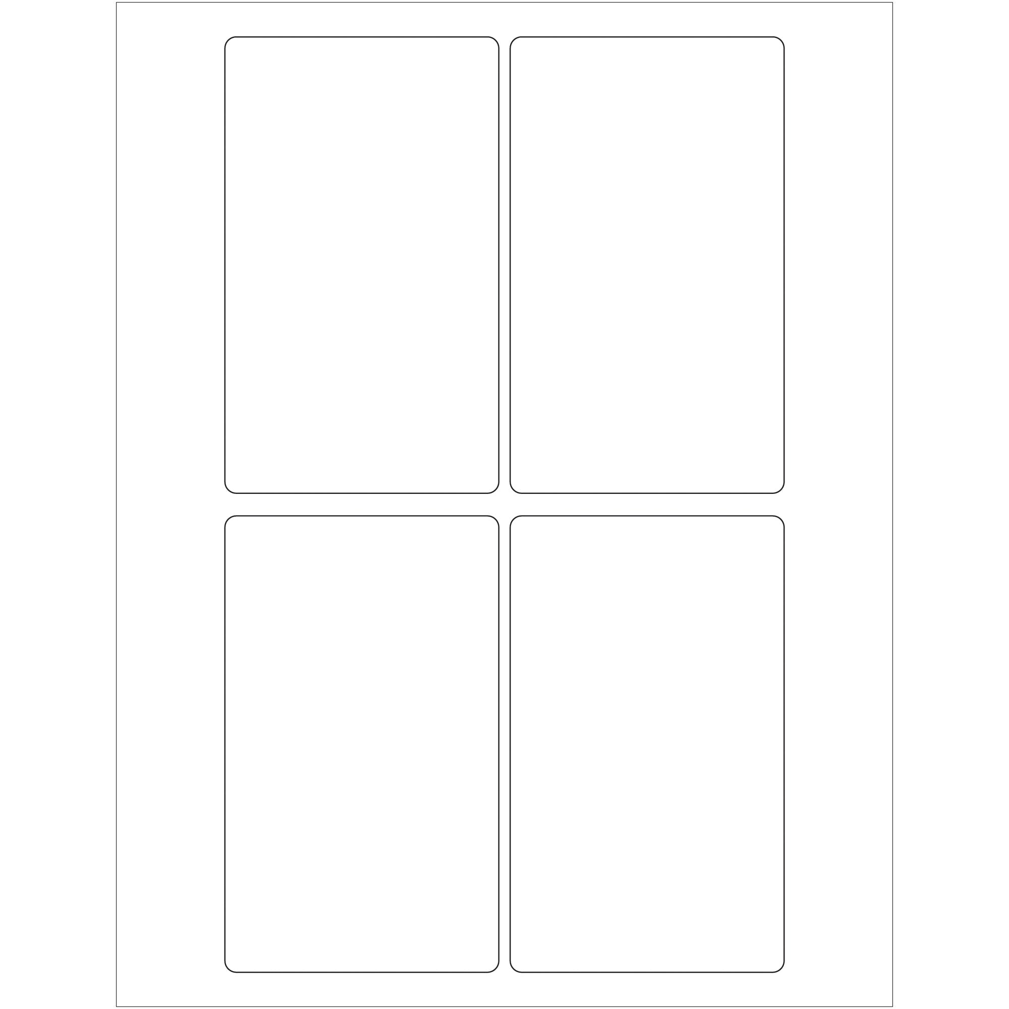 3 x 5" Weather-Resistant Laser Labels (LL258WR) Case Of 400