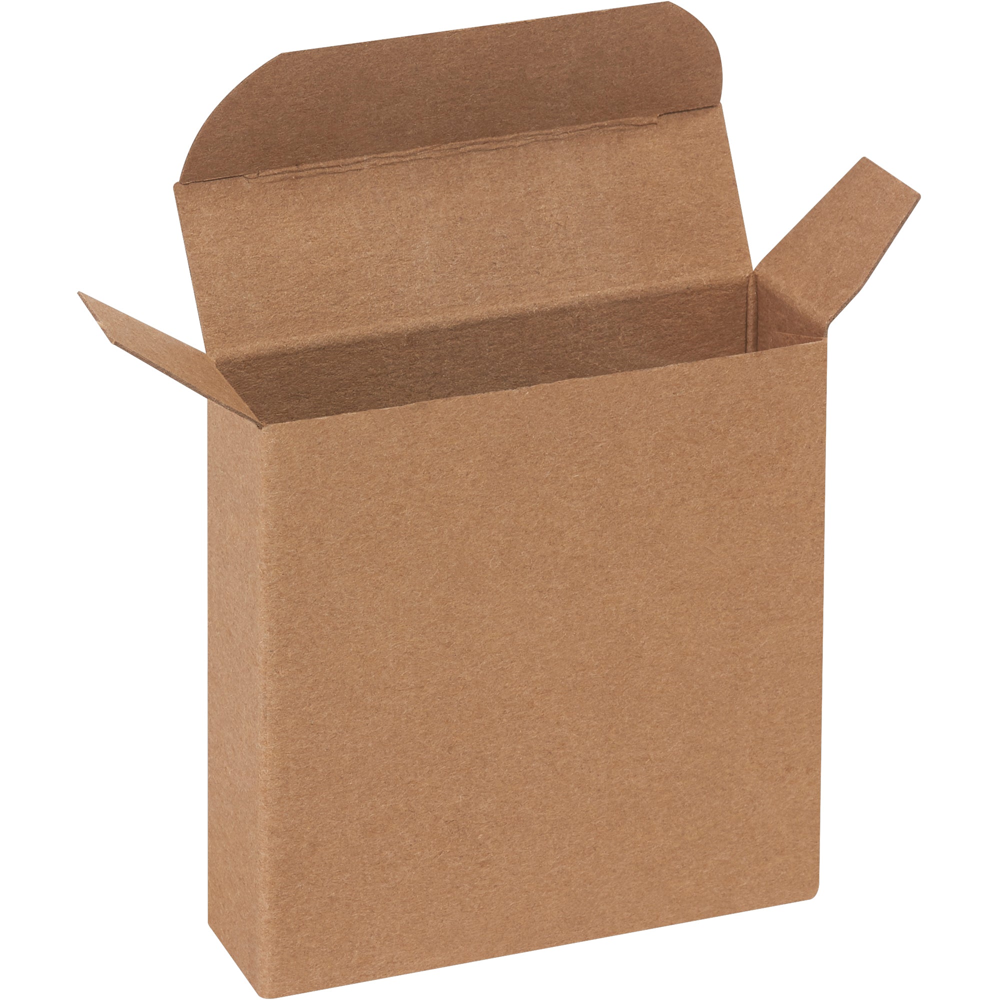 3 x 7/8 x 3" Kraft Reverse Tuck Folding Cartons (RTC23) Case Of 1000