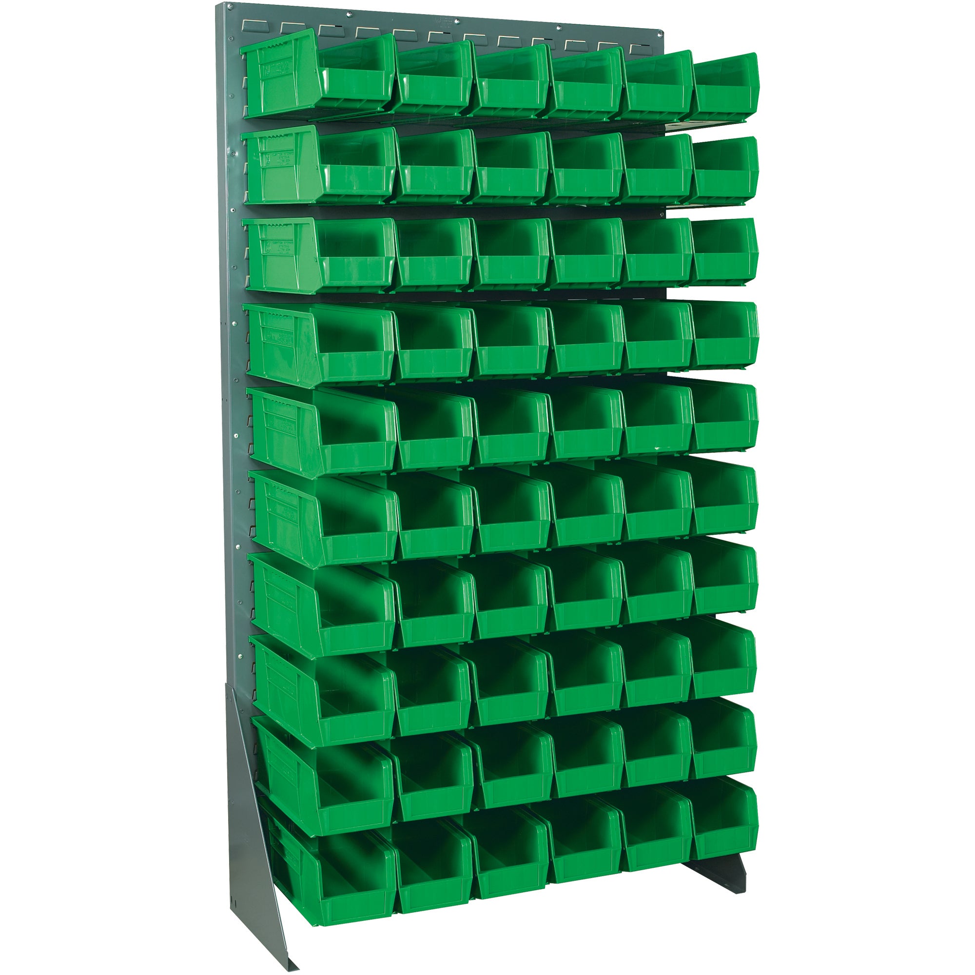 36 x 12 1/2 x 66" Floor Rack Bin Organizer (BINR3666) Each