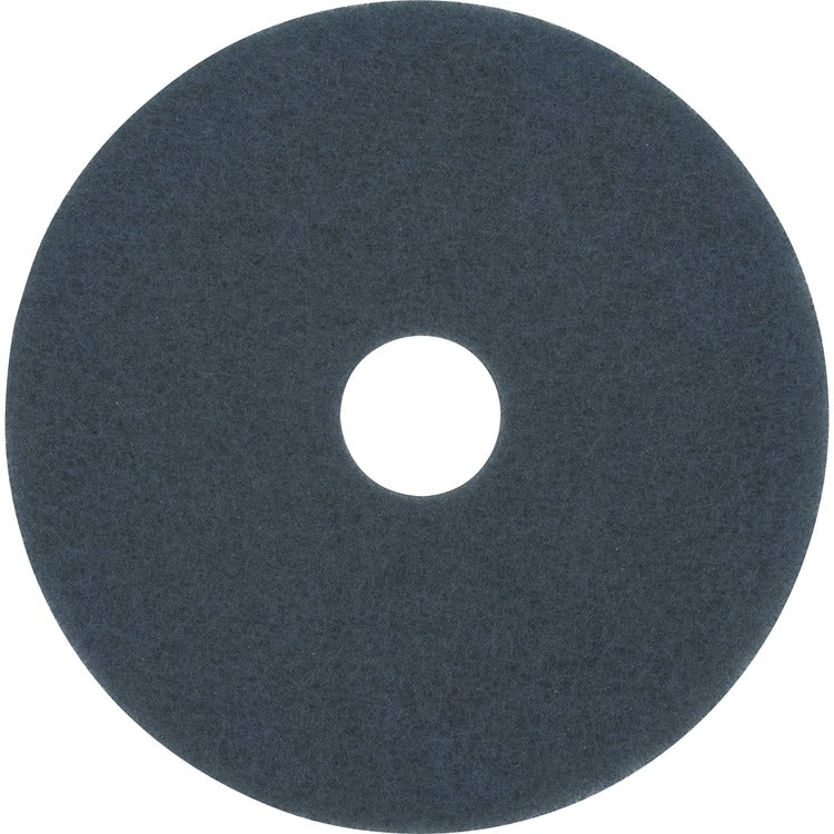 3M Blue Cleaner Pad 5300, 5/Case, Round x 14" Diameter x 1" Thickness (MMM5300N14) Case of 5