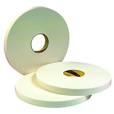 3M Double Coated Urethane Foam Tapes 4016, 1/2 in x 36 yd, 1/16 in, Natural (405-021200-06453) 1 Roll