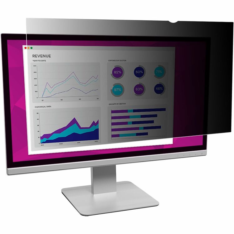 3M High Clarity Privacy Filter for 23.6" Widescreen Monitor, 16:9 Aspect Ratio (MMMHC236W9B) Each