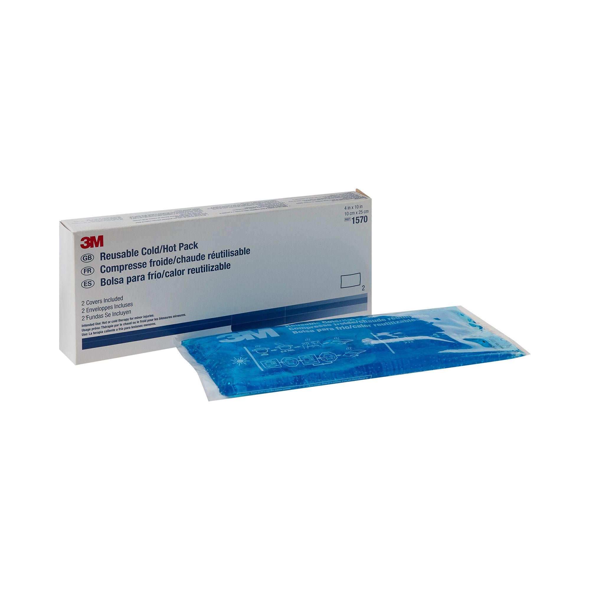 3M Hot / Cold Pack General Purpose One Size Fits Most 4 X 10 Inch Plastic / Gel Reusable (5794_BX) 2/BX