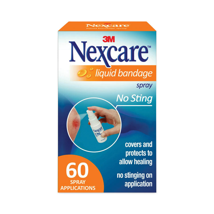 3M Nexcare No-Sting Liquid Bandage Spray, 0.61 oz (MMMLBS11803) Each