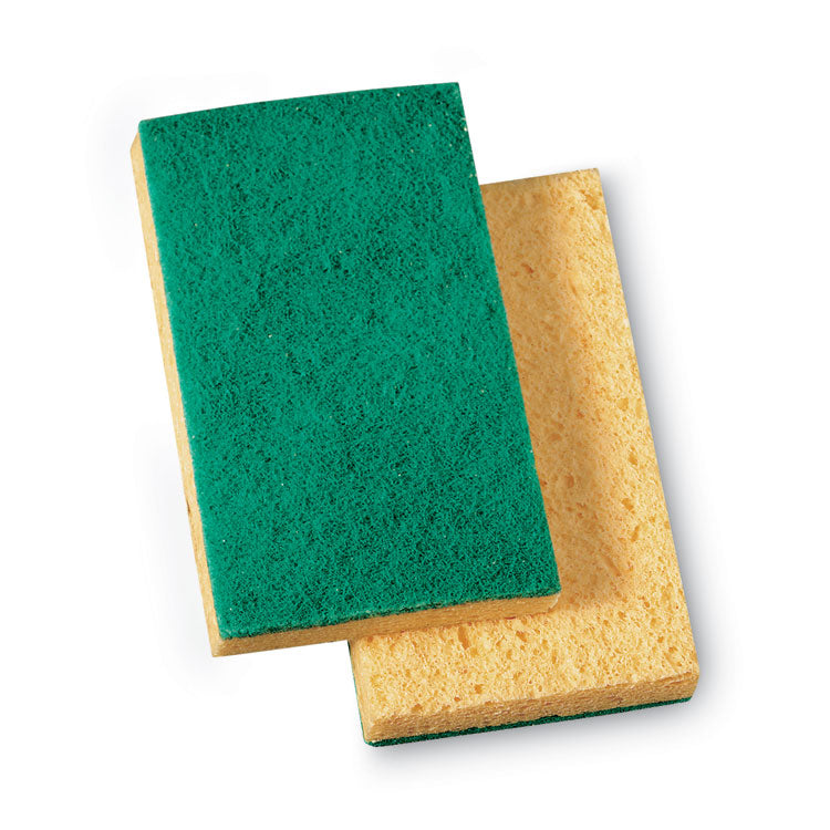 3M Niagara Medium Duty Scrubbing Sponge 74N, 3.6 x 6, 1" Thick, Yellow/Green, 20/Carton (MMM19428) Case of 20