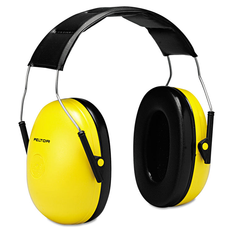 3M Optime 98 H9A Earmuffs, 25 dB NRR, Yellow/Black (MMMH9A) Each