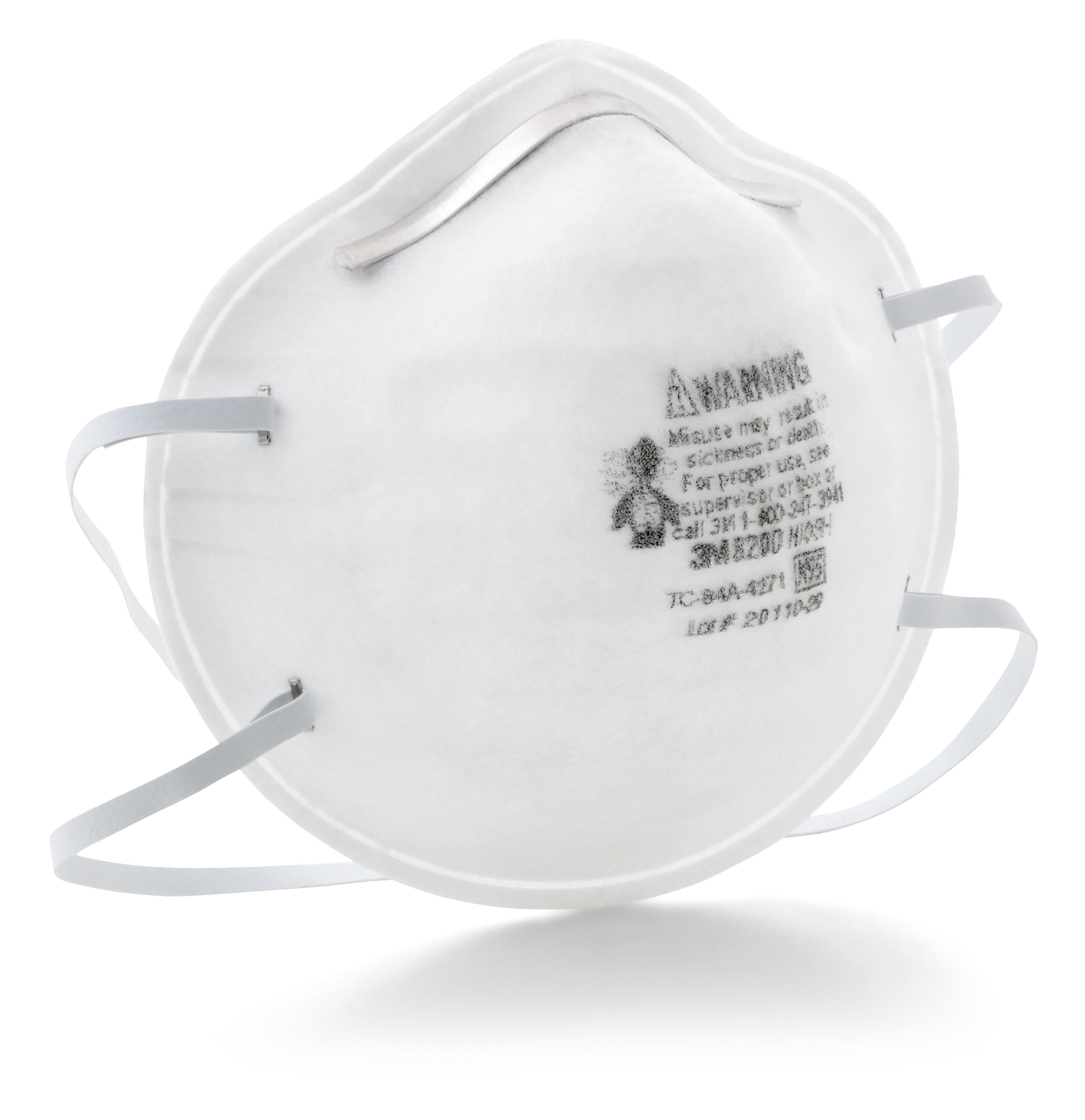 3M Particulate Respirator Mask Industrial N95 Not Rated Elastic Strap One Size Fits Most (1078641_CS) 160/CS