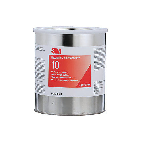 3M Scotch-Weld Neoprene 10 Contact Adhesive, 1 gal, Can, Light Yellow (405-021200-20274) Each