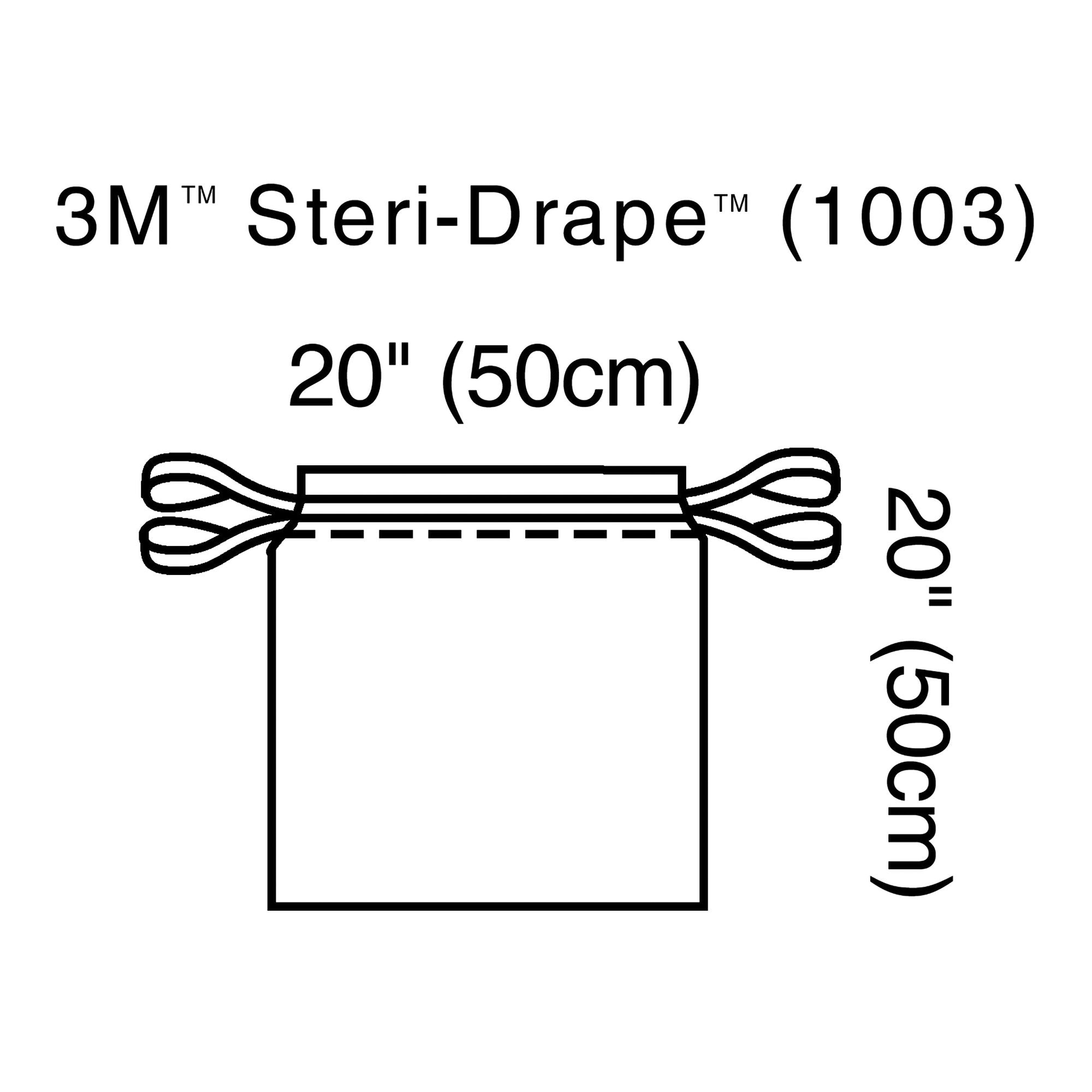 3M Steri-Drape Surgical Drape Isolation Drape 20 W X 20 L Inch Sterile (142526_EA) 1/EA