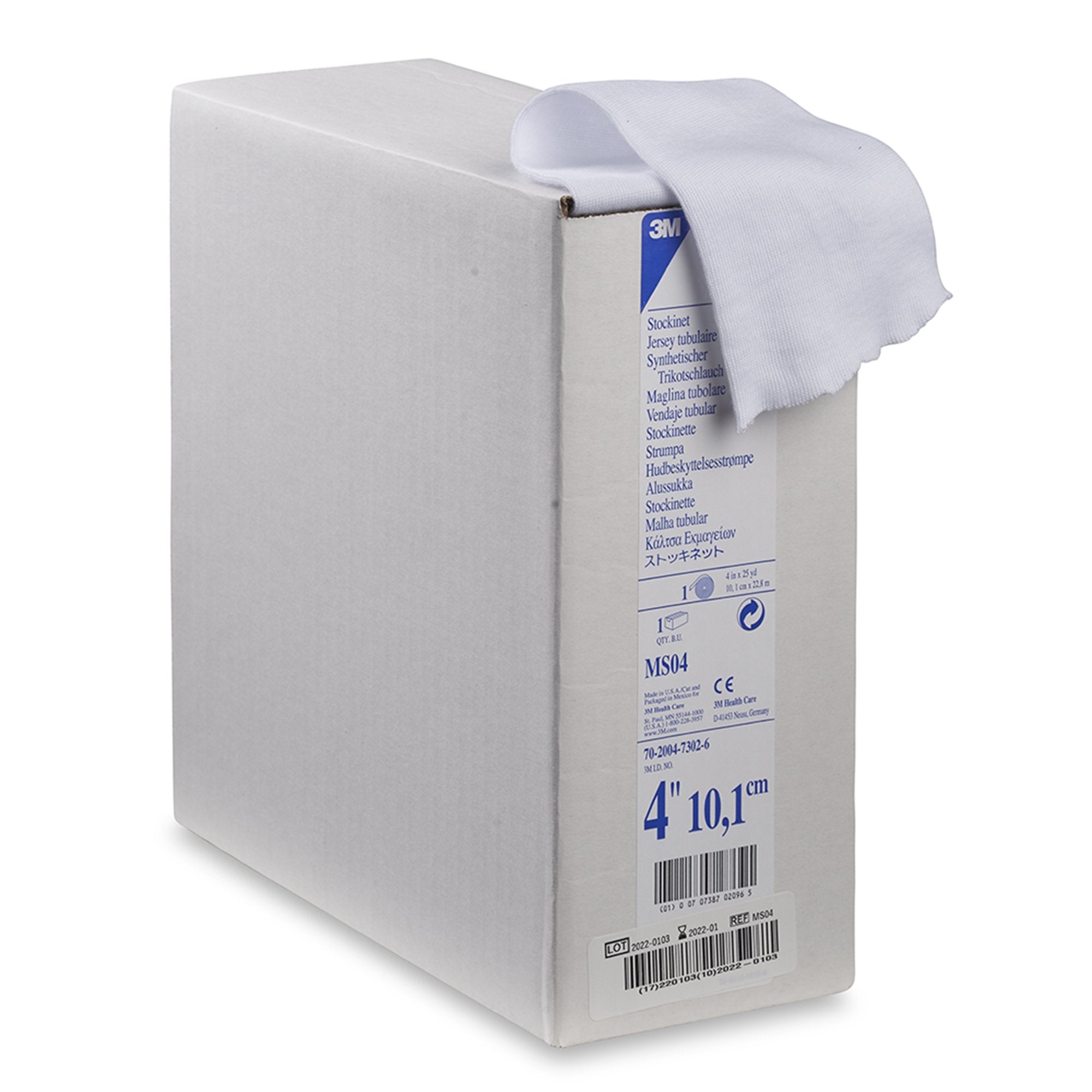 3M Synthetic Stockinette Tubular / Undercast 4 Inch X 25 Yard Polyester NonSterile (131516_RL) 1/RL