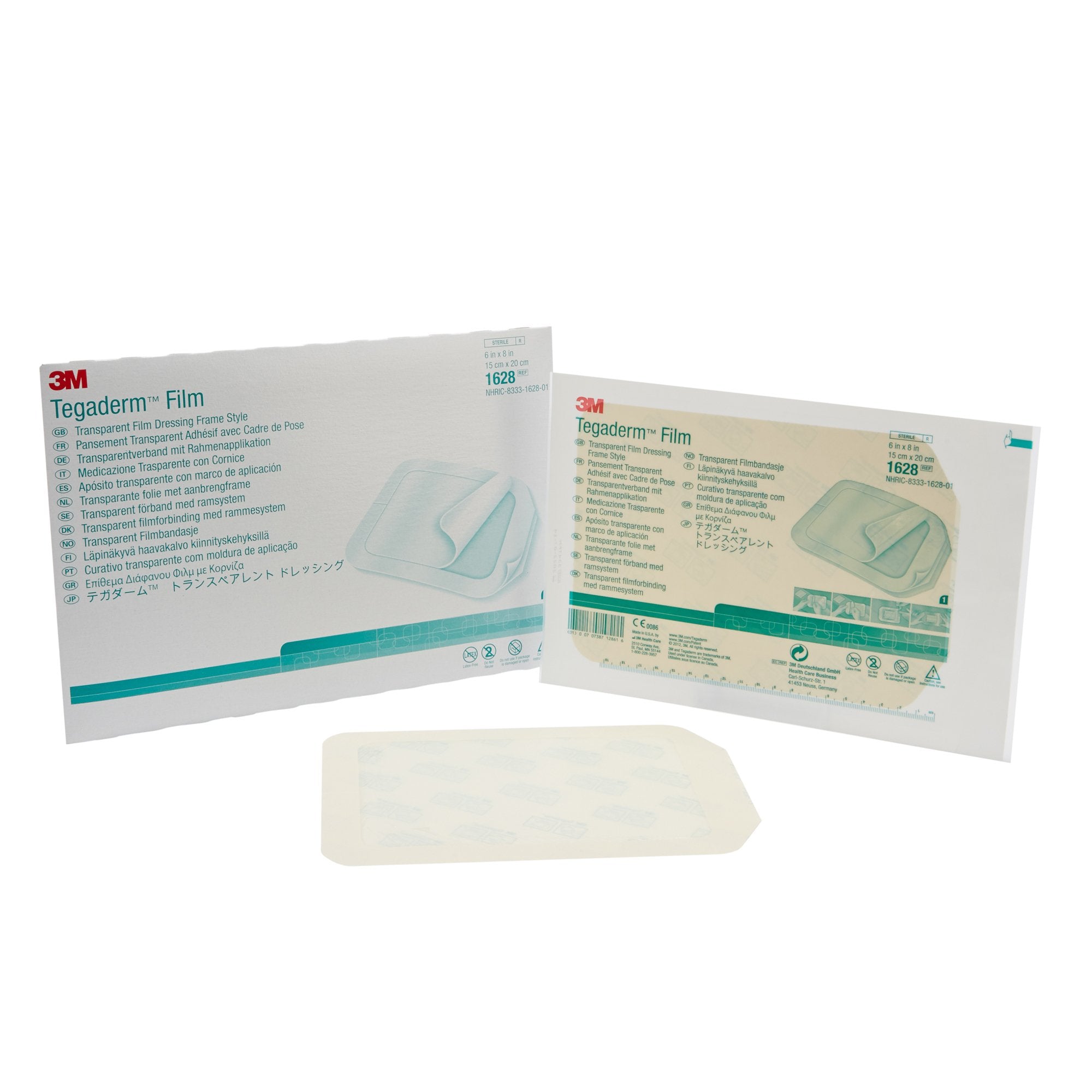 3M Tegaderm Transparent Film Dressing 6 X 8 Inch Frame Style Delivery Rectangle Sterile (121653_EA) 1/EA