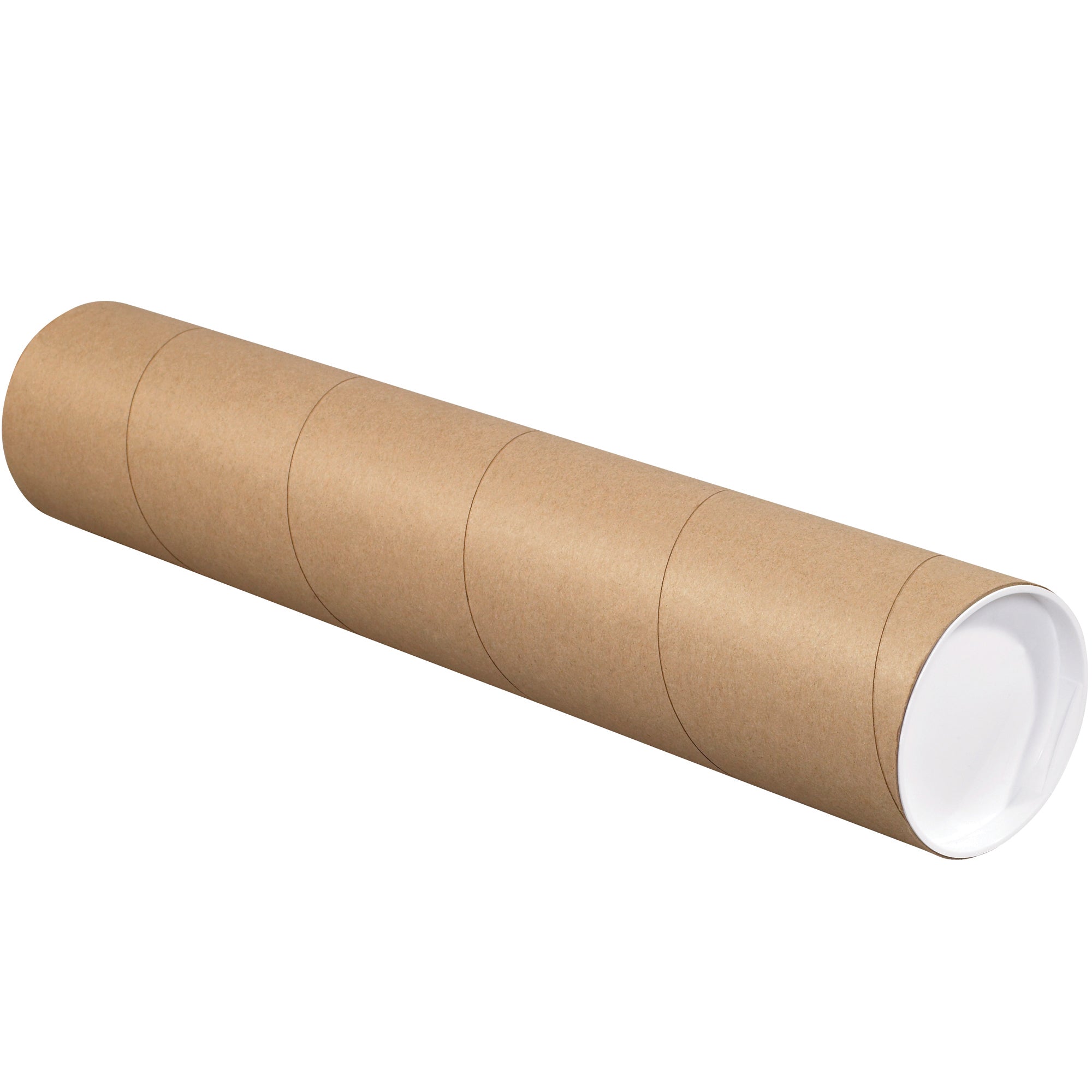 4 x 30" Kraft Tubes with Caps (P4030K) Case Of 15