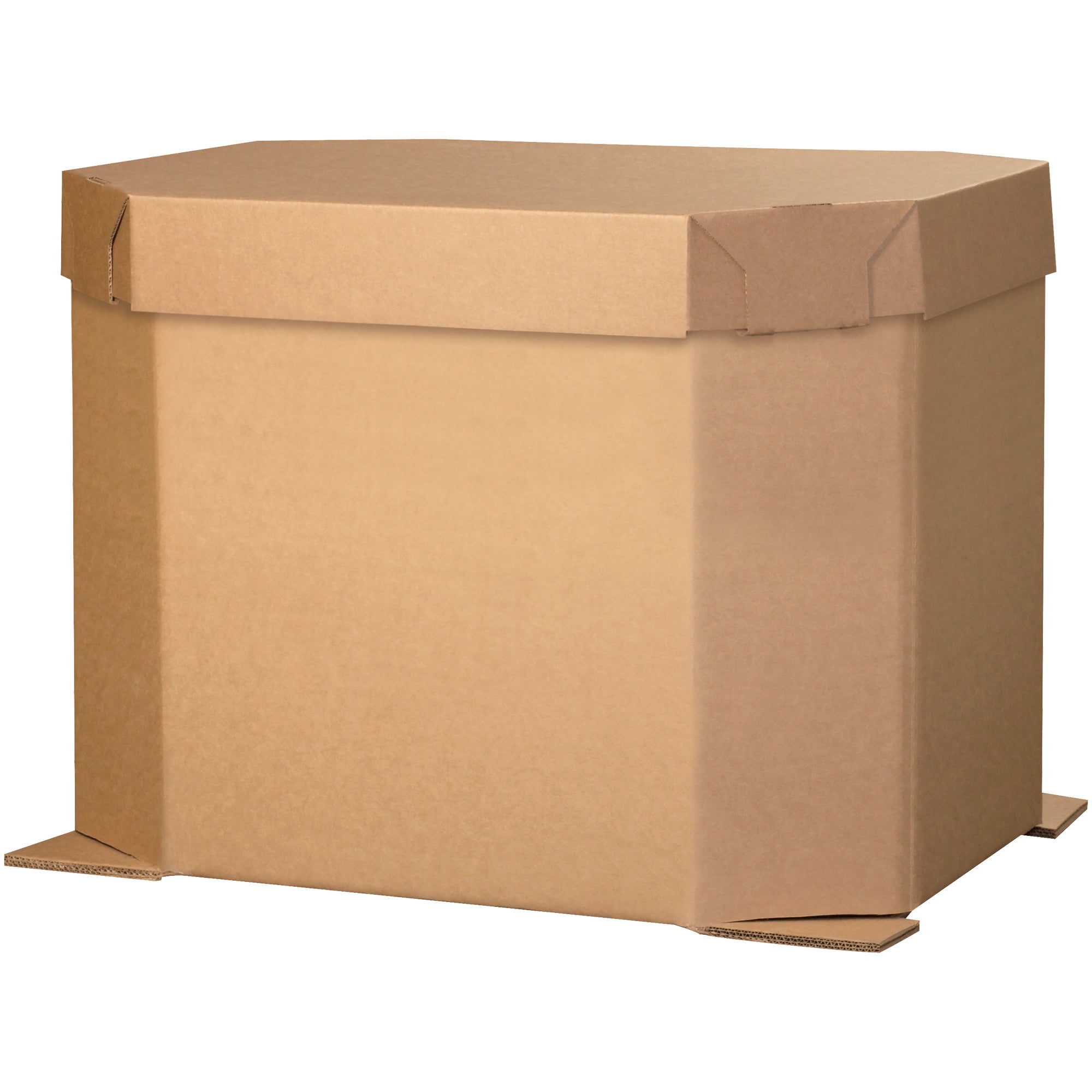 46 x 38 x 24"  Octagon H.S.C. Bottom 1300# TW Bulk Bin (463824OCT) Bundle Of 5