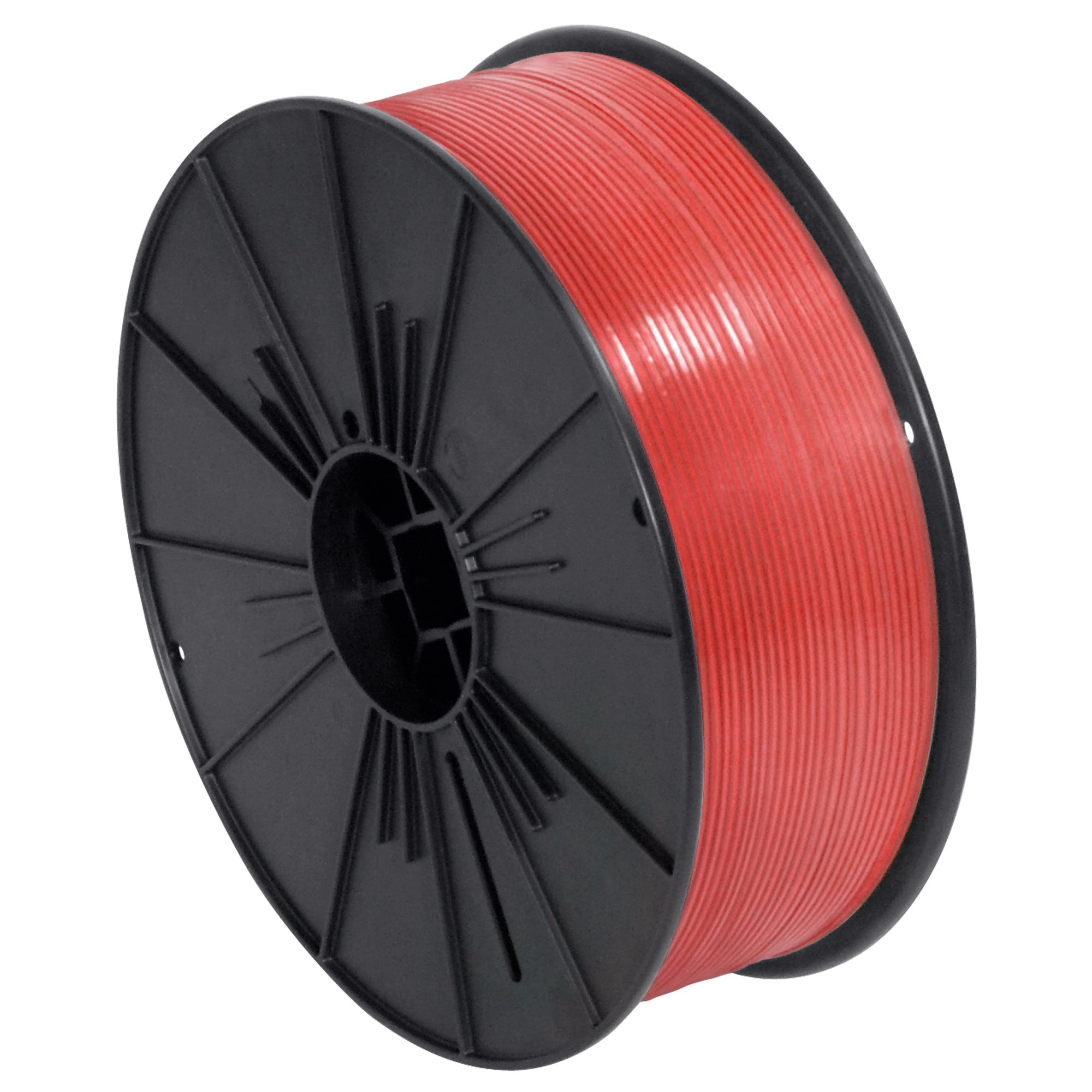 5/32" x 7000' Red Plastic Twist Tie Spool (PLTS532R) Each