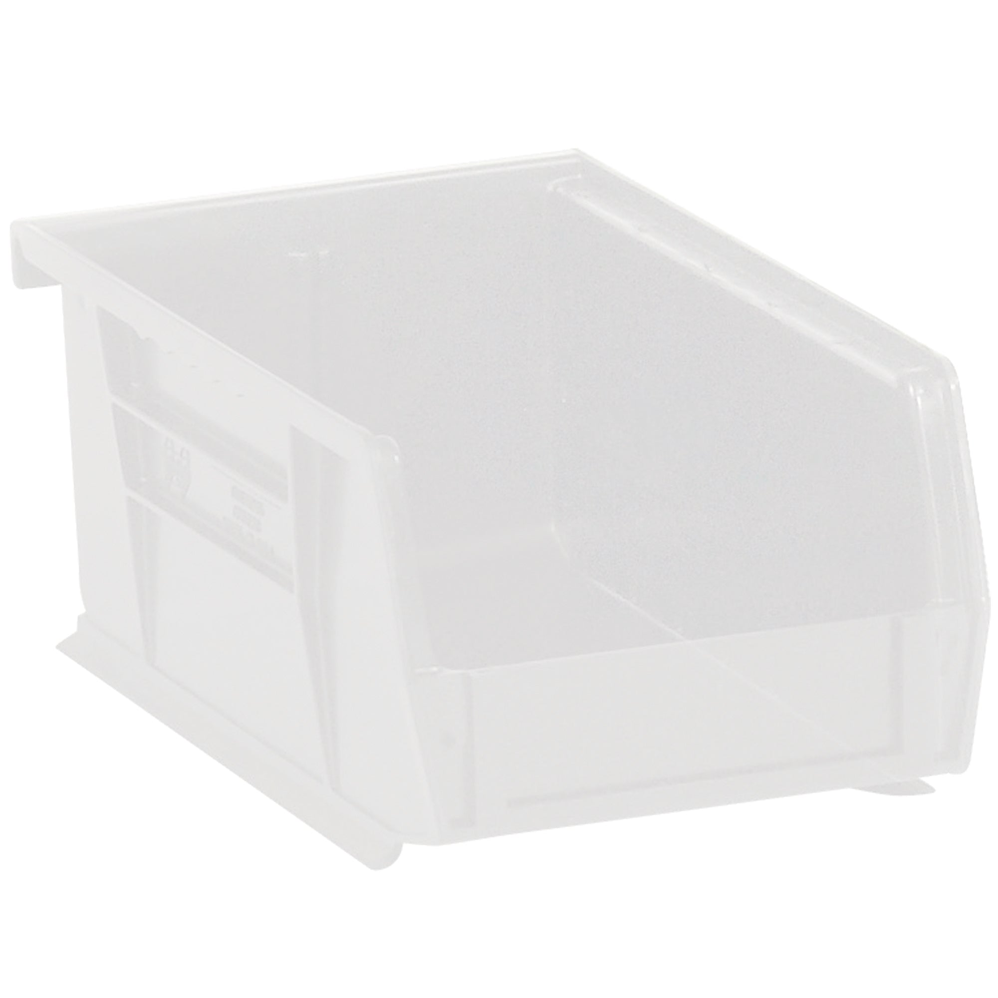 7 3/8 x 4 1/8 x 3" Clear Plastic Stack & Hang Bin Boxes (BINP0743CL) Case Of 24