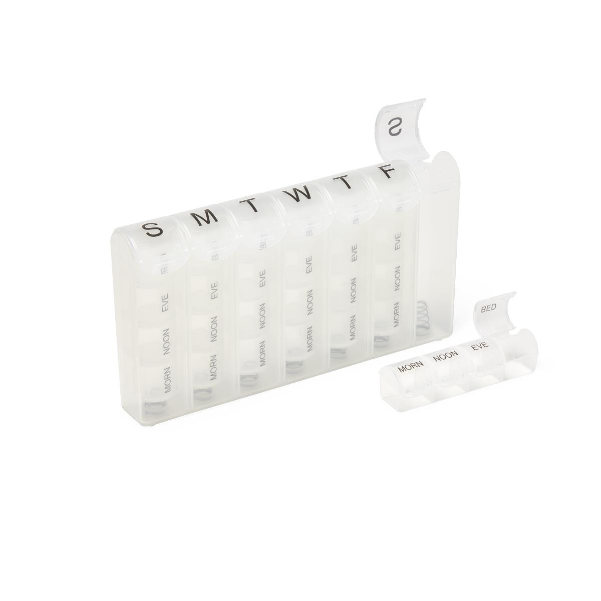 7-Day Pill Reminder, Clear Container, 20/CS (OTCPILLMNDR) Case of 20
