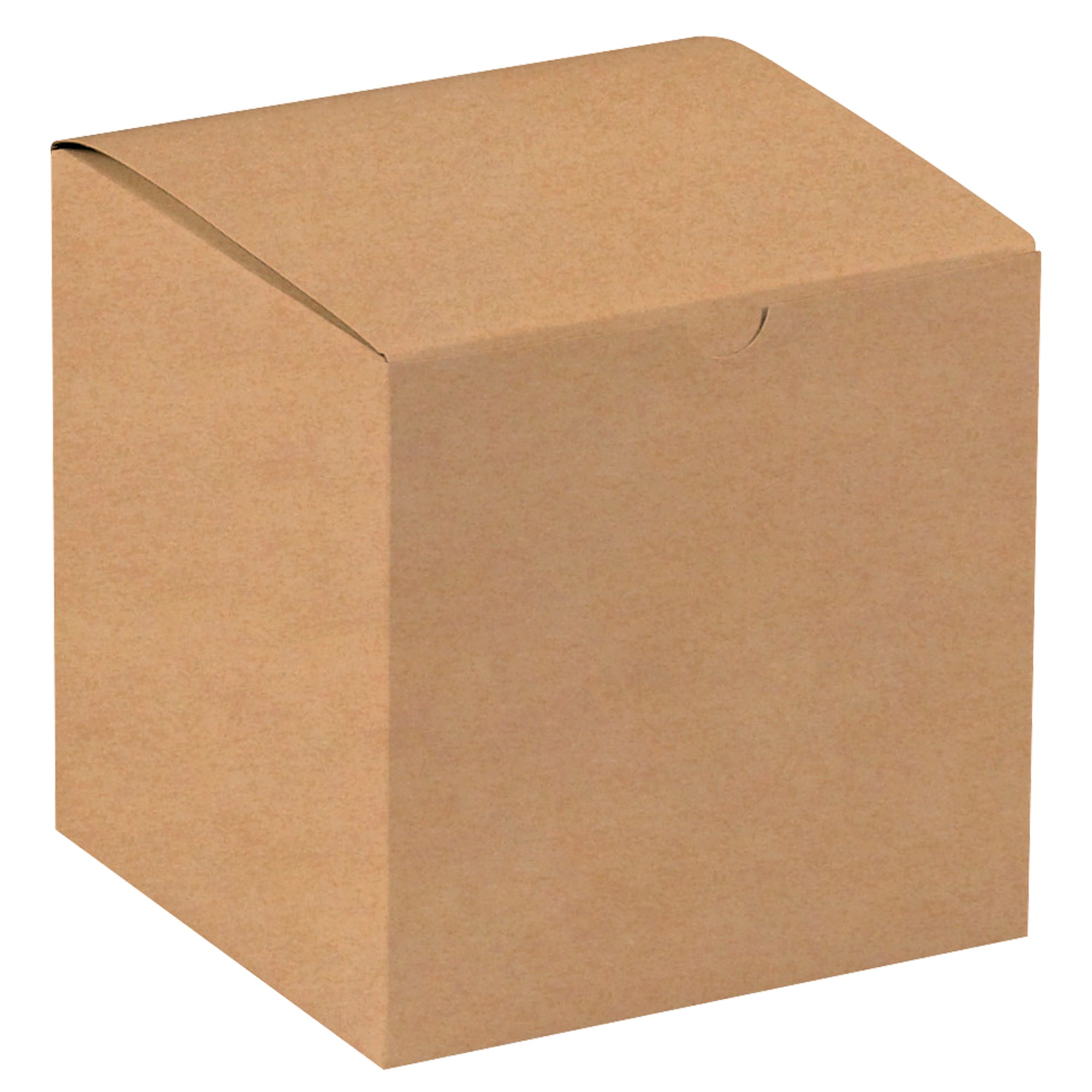 7 x 7 x 7" Kraft Gift Boxes (GB777K) Case Of 100