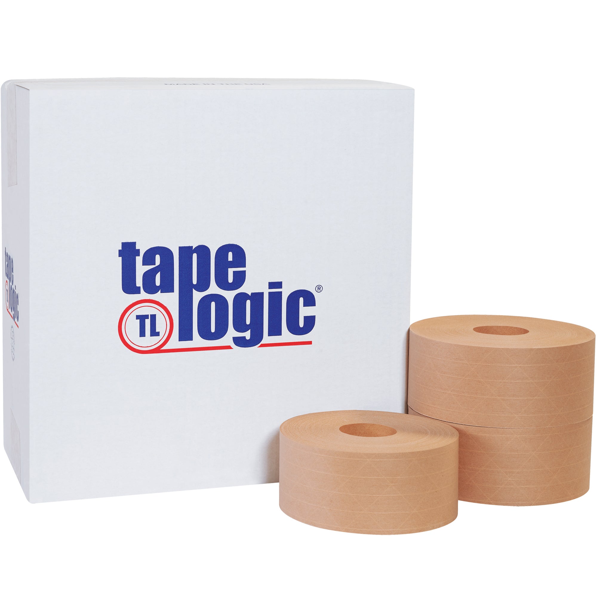 70mm x 450' Kraft TAPE LOGIC #7000 Reinforced Water Activated Tape (T9077000) Case Of 10