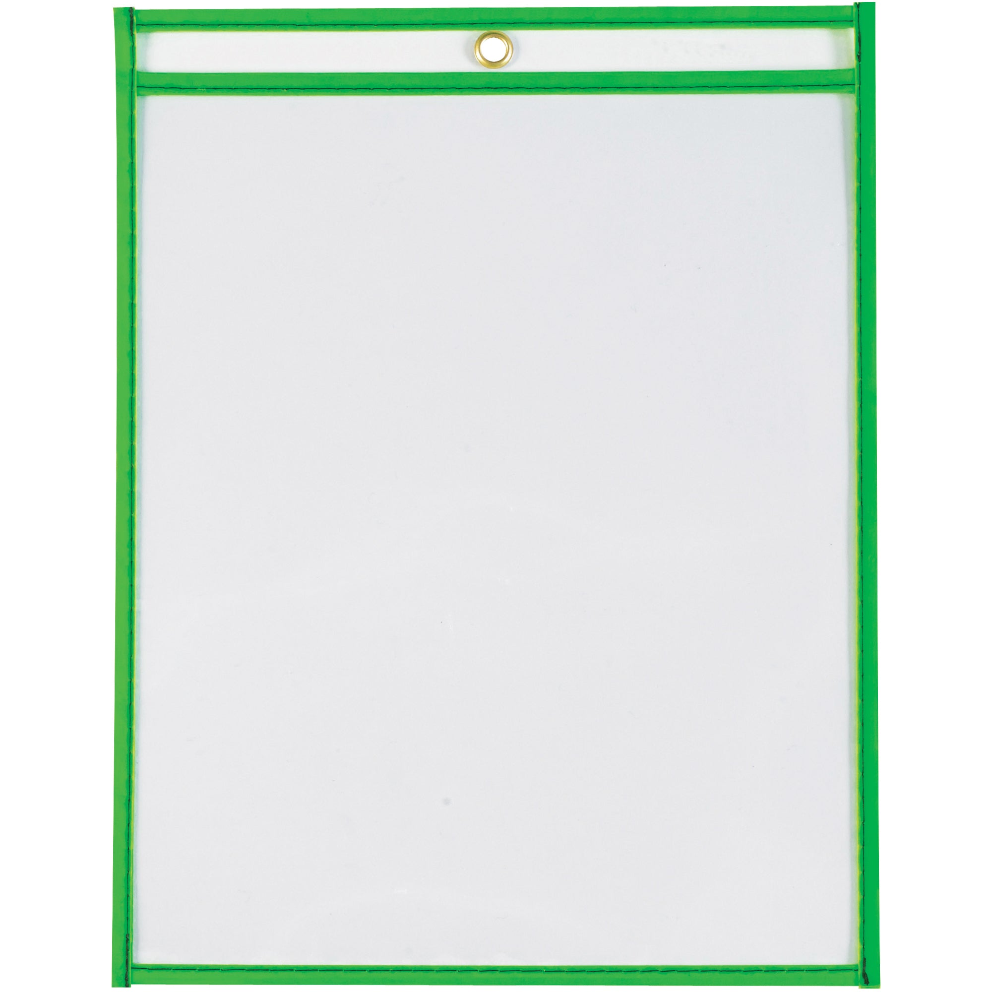 9 x 12" Neon Green Job Ticket Holders (JTH115GN) Case Of 15