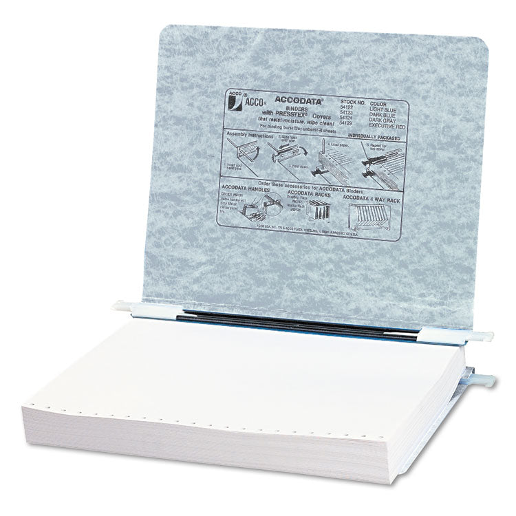 ACCO Pressboard Hanging Data Binder for 11 x 8 1/2 Unburst Sheets, Light Gray (ACC54124) Each