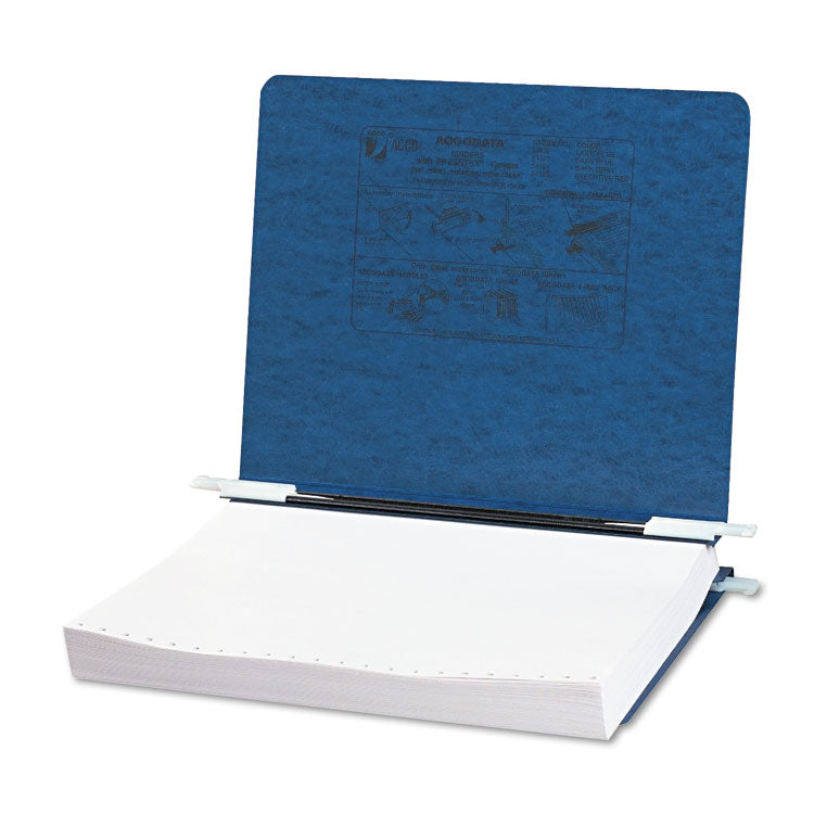 ACCO PRESSTEX Covers with Storage Hooks, 2 Posts, 6" Capacity, 11 x 8.5, Dark Blue (ACC54123) Each
