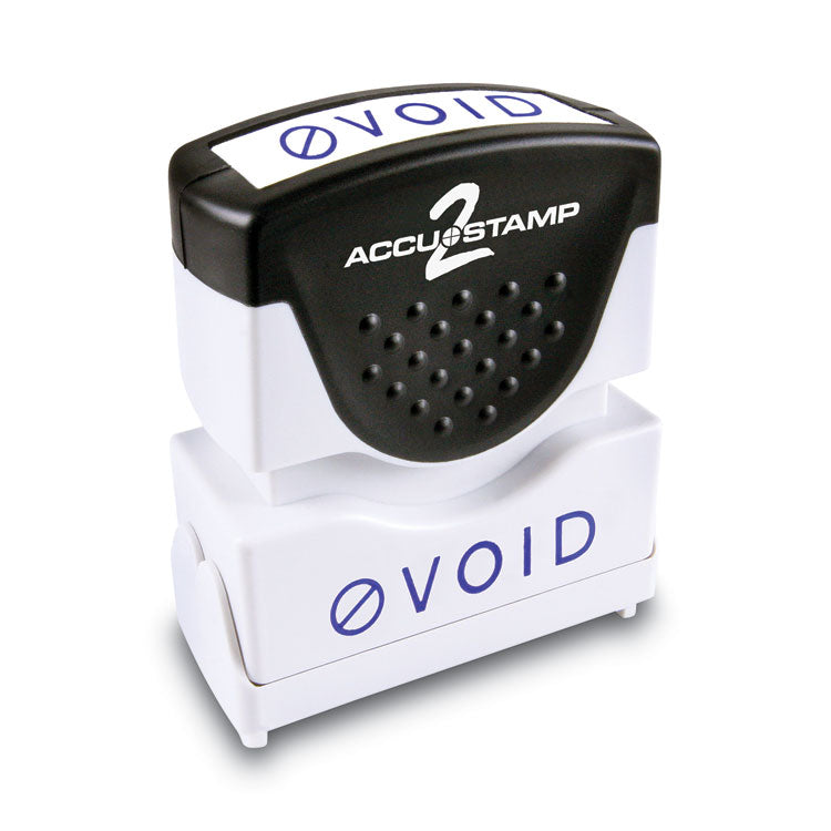 ACCUSTAMP2 Pre-Inked Shutter Stamp, Blue, VOID, 1.63 x 0.5 (COS035584) Each
