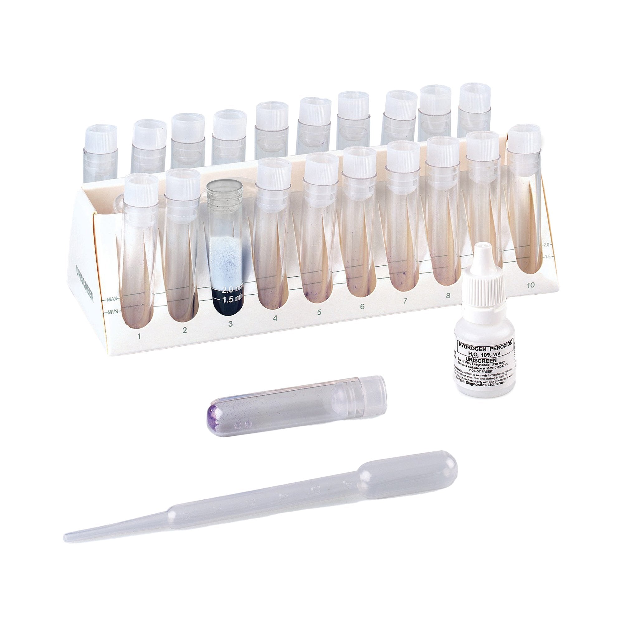 Accutest Uriscreen Urinalysis Test Kit Urinary Tract Infection Detection 20 Tests CLIA Waived (729942_BX) 20/BX