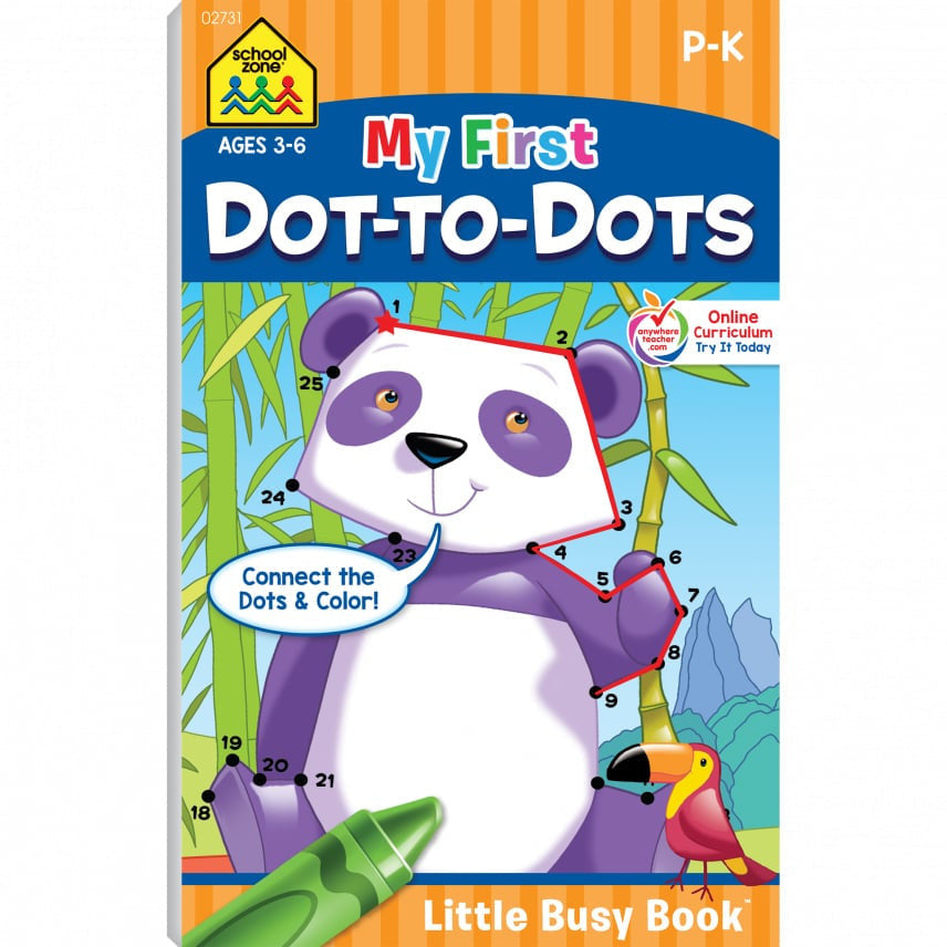 MY FIRST DOT-TO-DOTS GRADES P-K WORKBOOK