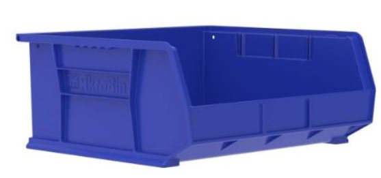 AkroBins Storage Bin Blue Plastic 7 X 14-3/4 X 16-1/2 Inch (164566_CT) 6/CT