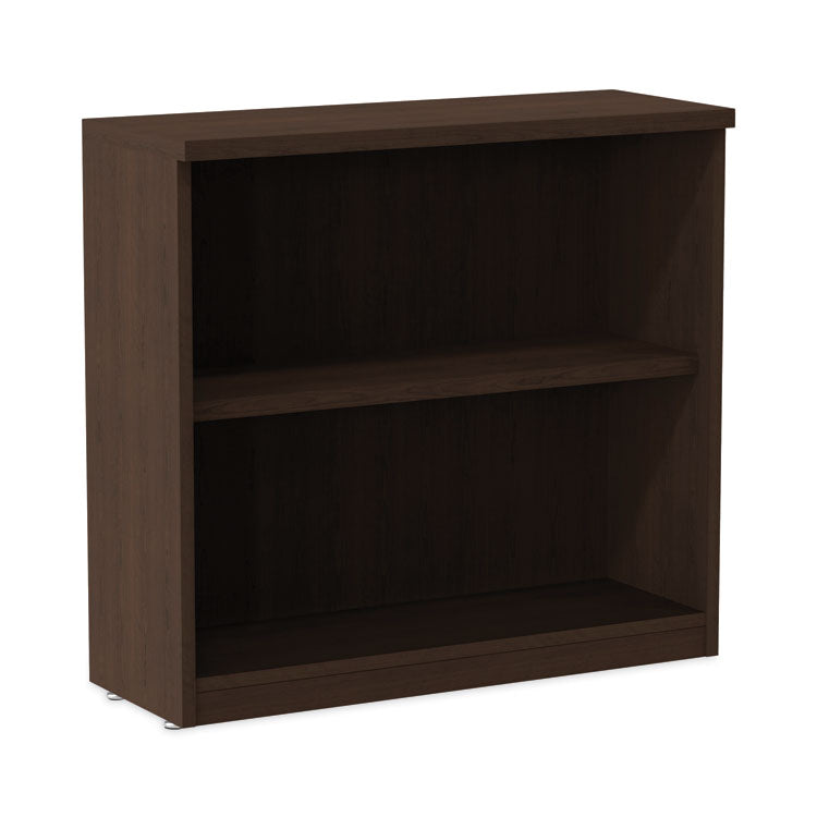 Alera Alera Valencia Series Bookcase, Two-Shelf, 31.75w x 14d x 29.5h, Espresso (ALEVA633032ES) Each