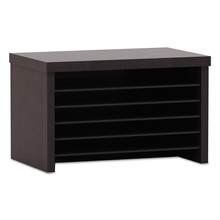 Alera Alera Valencia Under Counter File Organizer Shelf, 15.75w x 9.88d x 10.88h, Espresso (ALEVA316012ES) Each