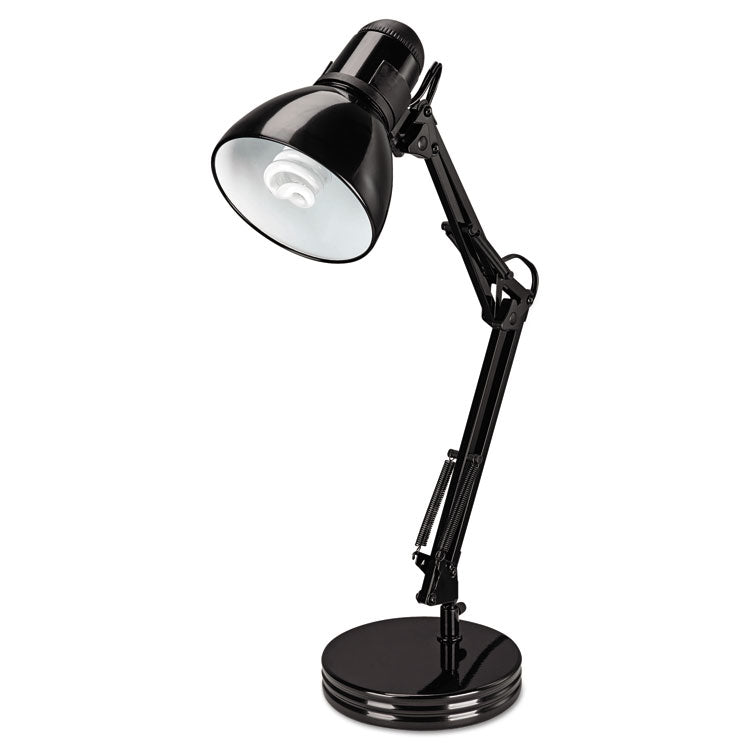 Alera Architect Desk Lamp, Adjustable Arm, 6.75w x 11.5d x 22h, Black (ALELMP603B) Each