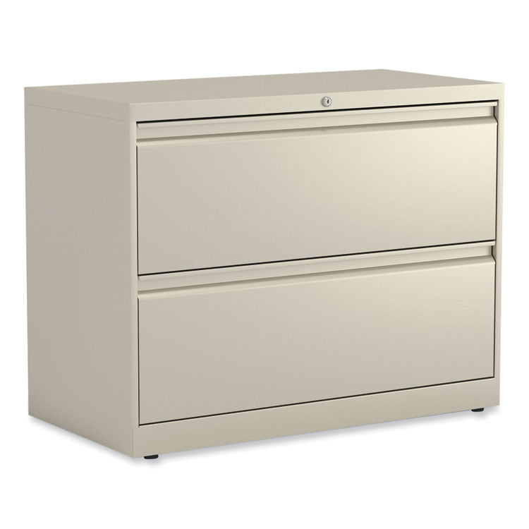 Alera Lateral File, 2 Legal/Letter-Size File Drawers, Putty, 36" x 18.63" x 28" (ALEHLF3629PY) Each