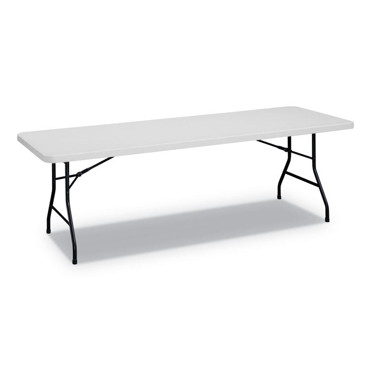 Alera Rectangular Plastic Folding Table, 96w x 30d x 29.25h, Gray (ALEPT9630G) Each