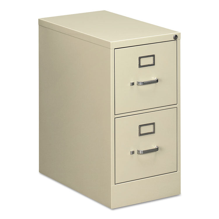 Alera Two-Drawer Economy Vertical File, 2 Letter-Size File Drawers, Putty, 15" x 25" x 28.38" (ALEHVF1529PY) Each